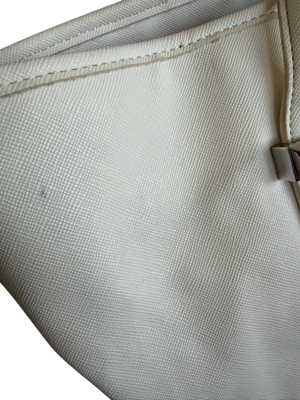 RESERVED SNOB ESSENTIALS Butterfly Tote Bag Cream Shoulder Handbag Cutout Purse - Picture 13 of 16